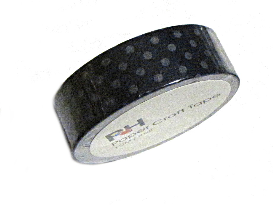 Motivklebeband Masking Tape Dots blau dunkel(0,25/m)
